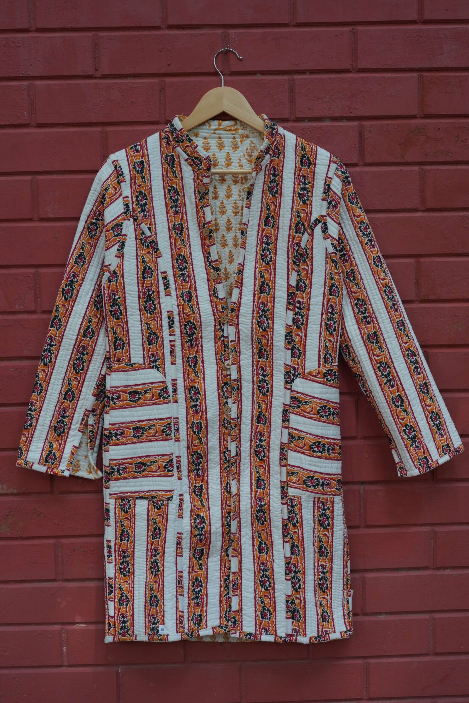 Womens Multti Color Velvet Embroidered Jacket with Floral Design - Image 2